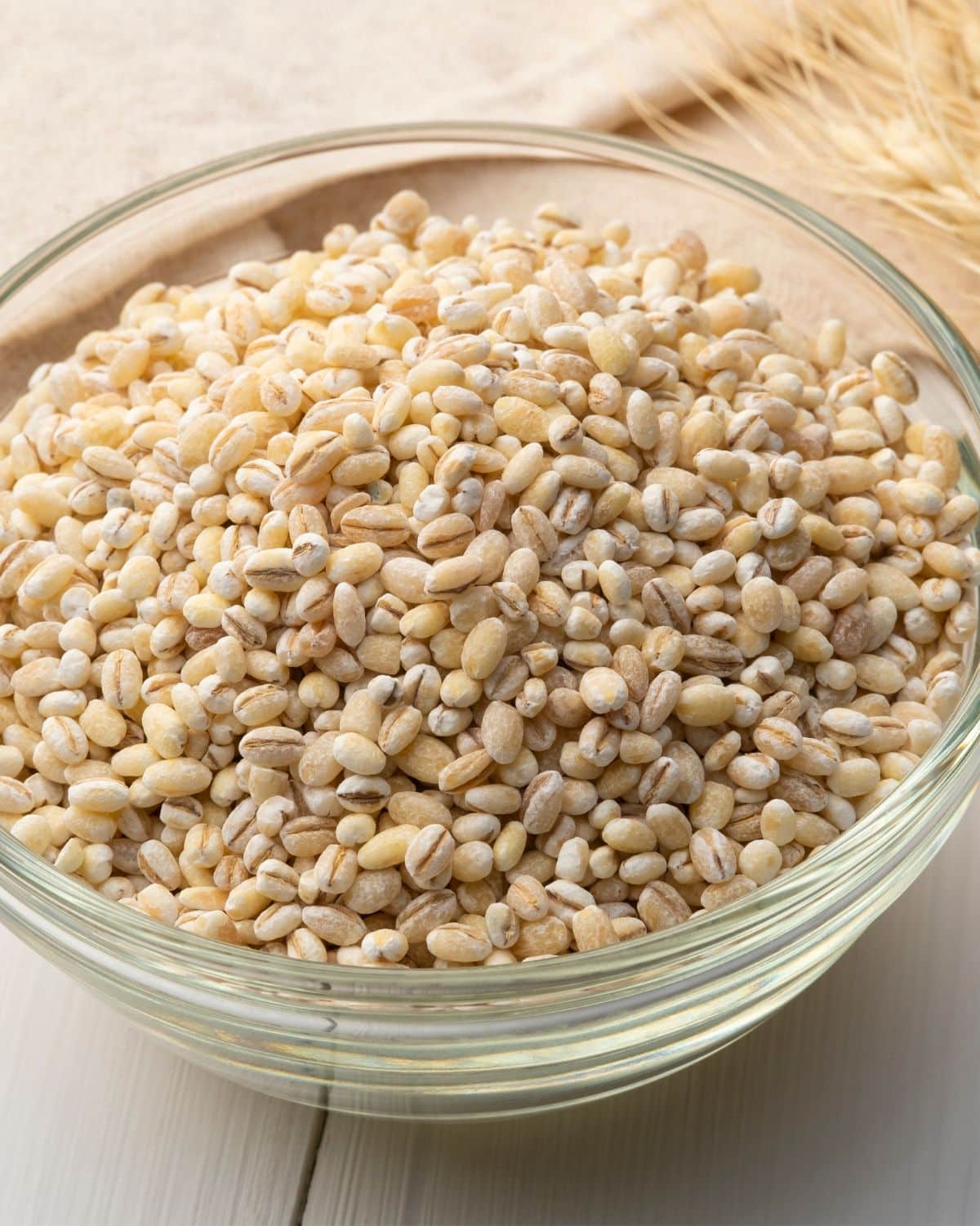 bowl of farro and barley 