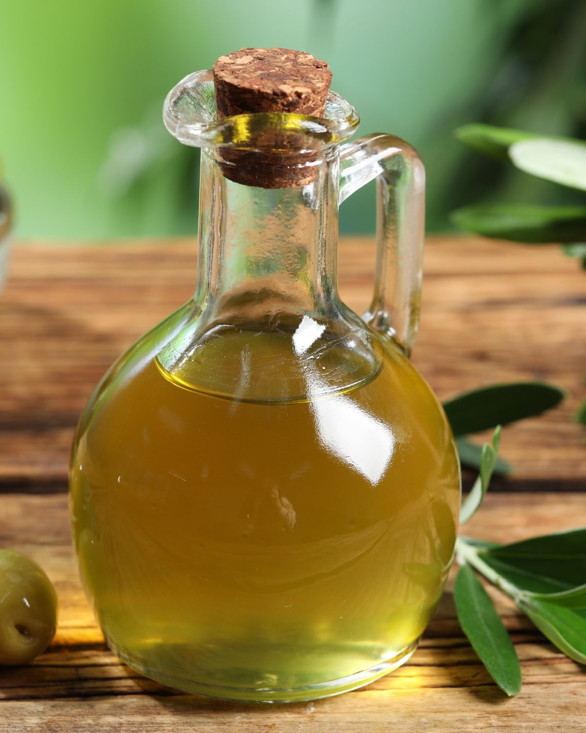 jar of olive oil a good heart healthy fat 