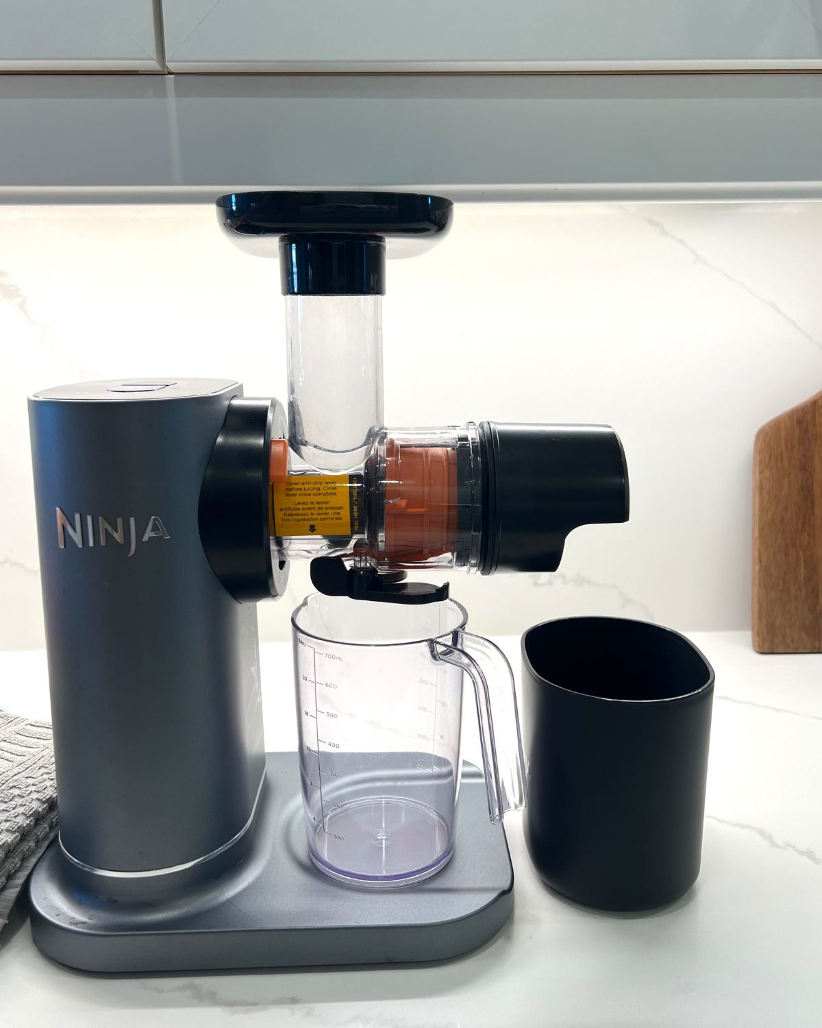 ninja juicer put together to be used 