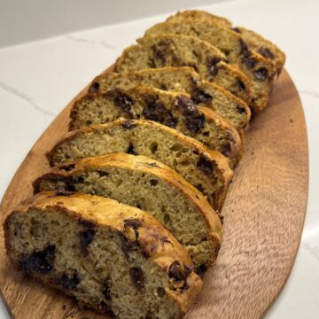 slices of banana bread