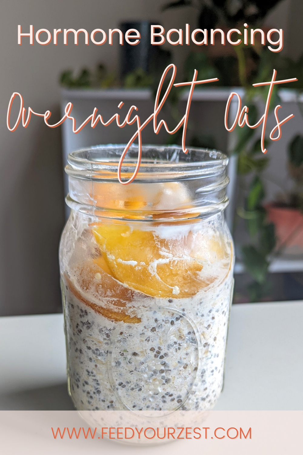 oats in mason jar 